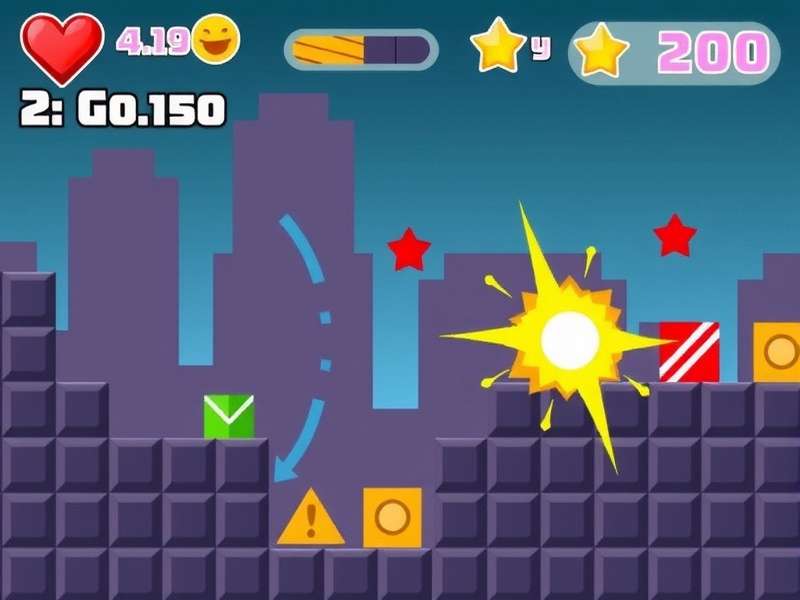 Diagram showing advanced block placement strategies in Block Blast