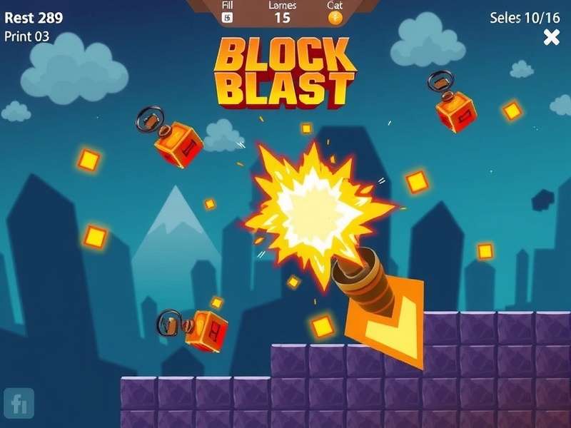 Infographic comparing mobile app vs web version of Block Blast