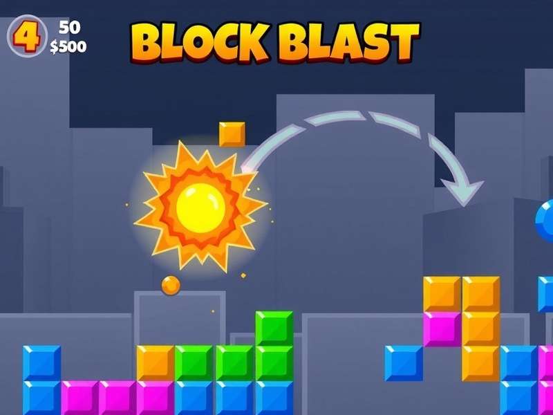 Block Blast Game Interface on Mobile Screen
