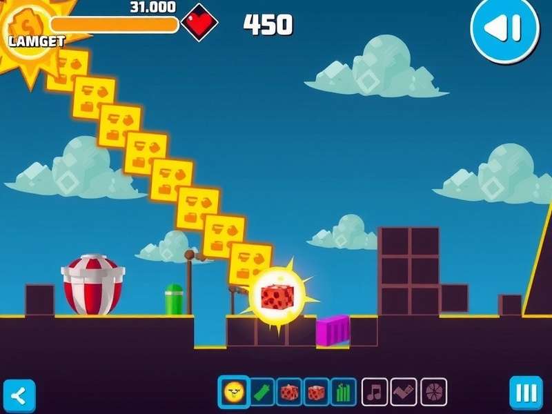 Block Blast game interface on a mobile phone showing colorful blocks