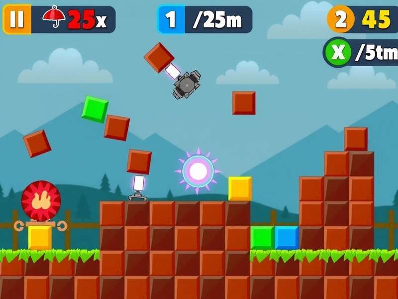 Block Blast IO Gameplay Interface on a Mobile Device