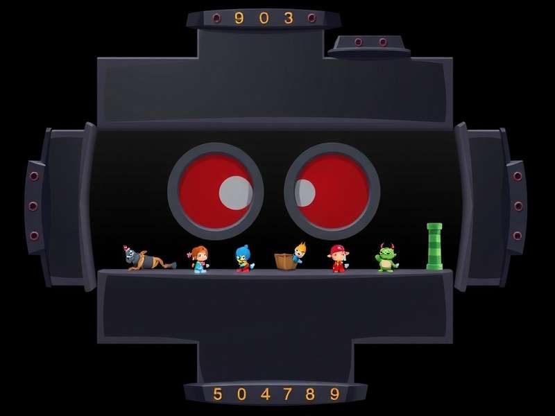 Strategic placement of black and colored blocks in Block Blast game