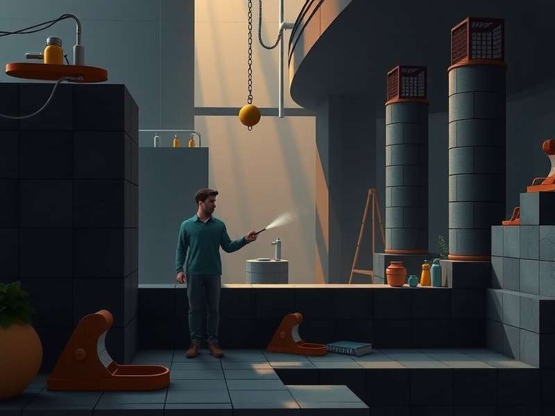 Advanced Block Blast game board with complex block patterns