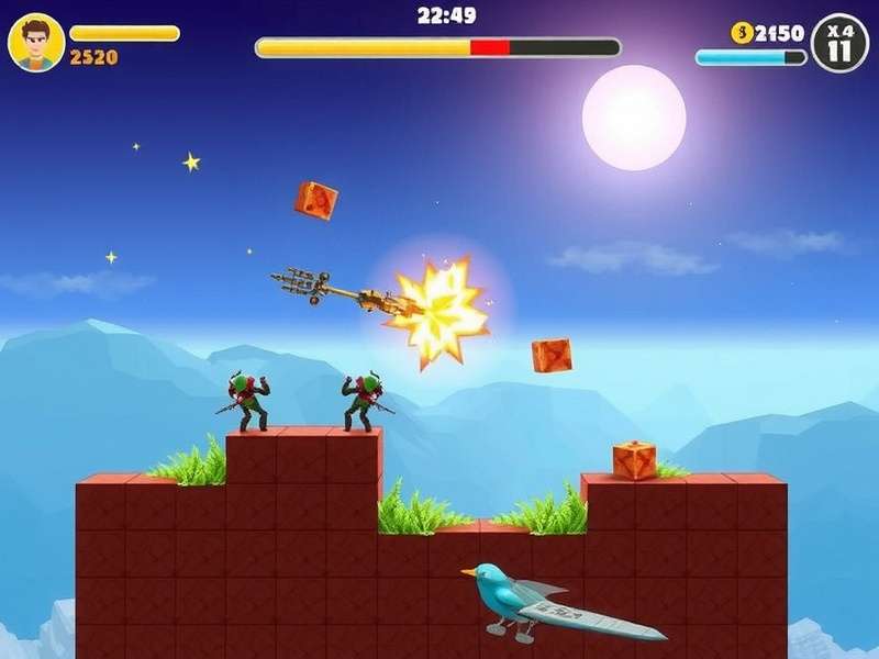 Block Blast PC gameplay screenshot showing colorful blocks on a grid