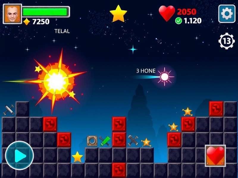 Block Blast game interface showing colorful blocks and high score