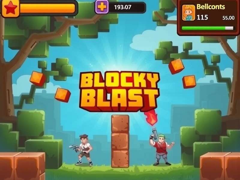 Block Blast game interface on a mobile phone screen