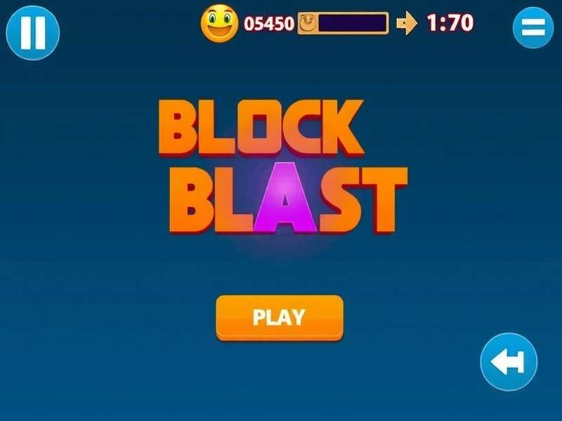 Block Blast Game Interface Showing Gameplay and Blocks