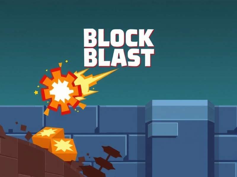 Block Blast main gameplay screen