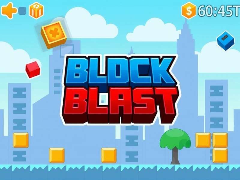 Block Blast Gameplay Screenshot - Colorful blocks and puzzles