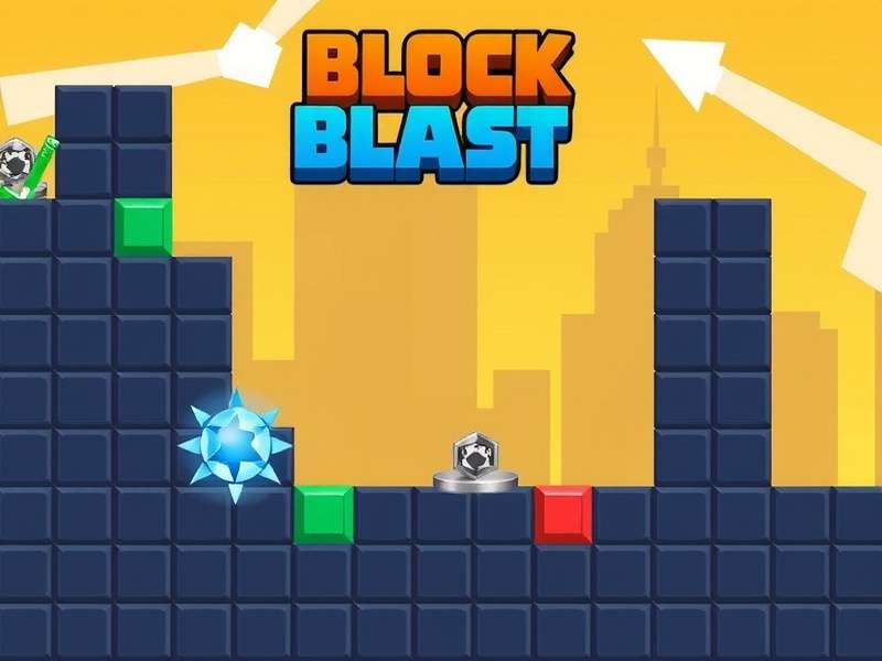 Block Blast game interface on mobile screen