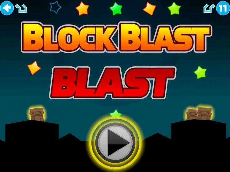 Block Blast Gratis gameplay screenshot showing colorful blocks