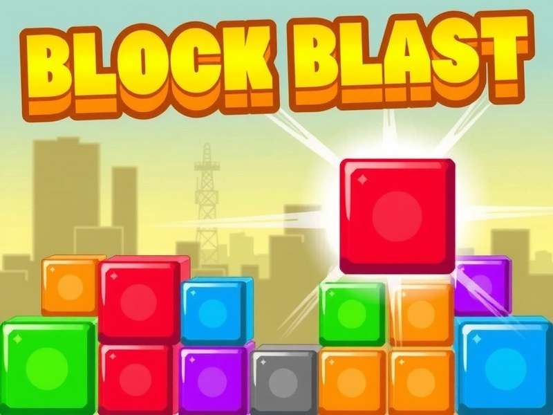 Advanced Block Blast gameplay showing strategic block placement