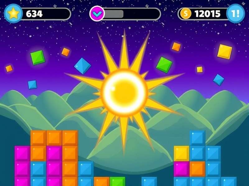 Block Blast Gameplay Screen showing high score and complex block arrangements