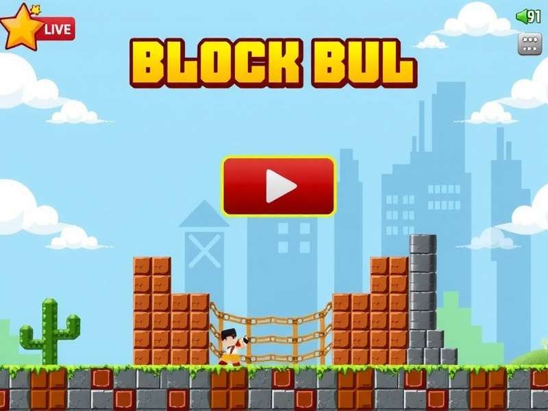 Block Blast game interface on a mobile phone