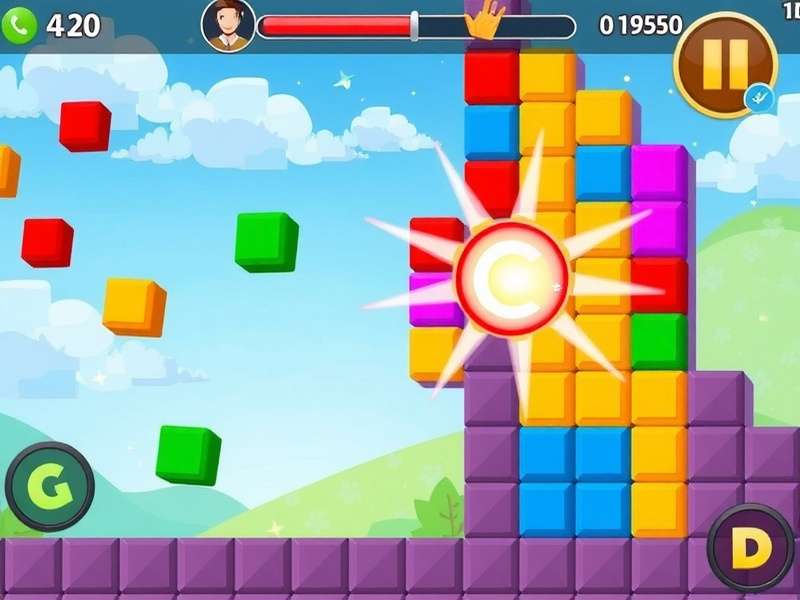 Block Blast Game on Poki platform showing advanced block placement strategies