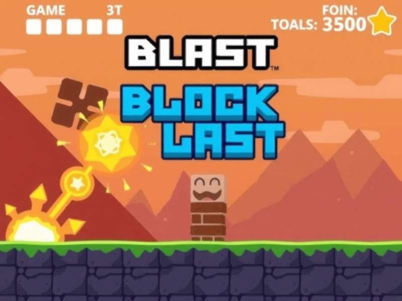 Block Blast Game Interface showing colorful blocks and installation steps