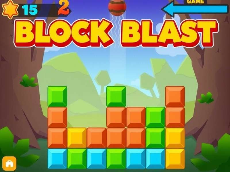 Block Blast game interface on mobile phone