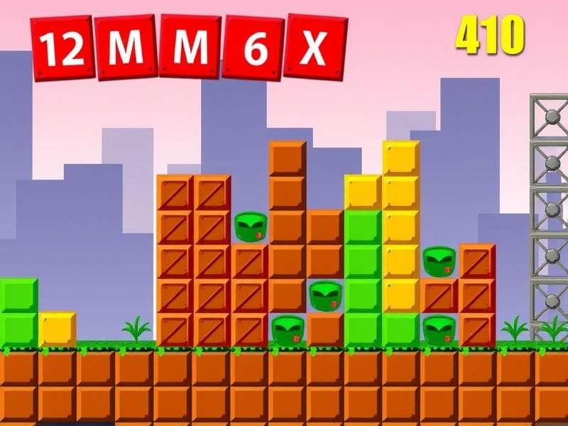 Row Blocks Game interface with rows and columns highlighted