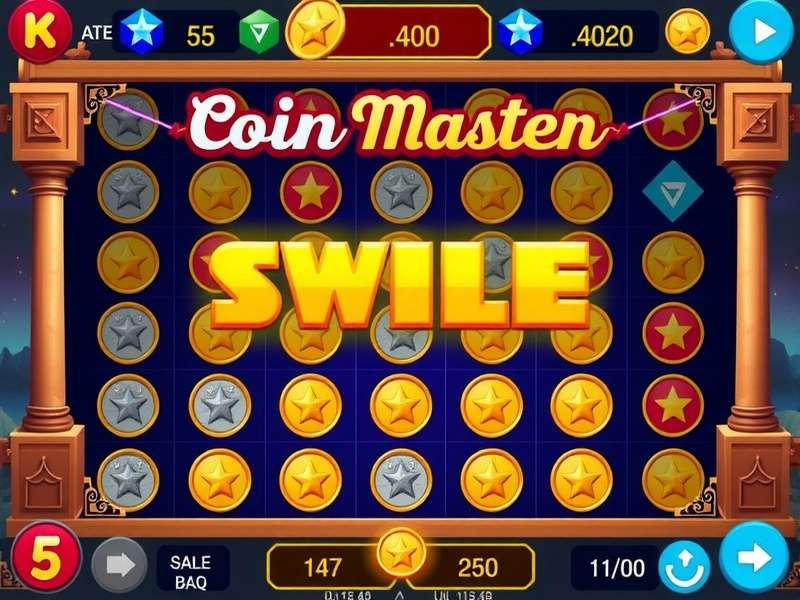 Coin Master free coins and spins collection screen