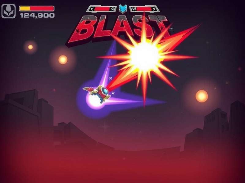 Block Blast gameplay with colorful puzzle blocks and exploding combos