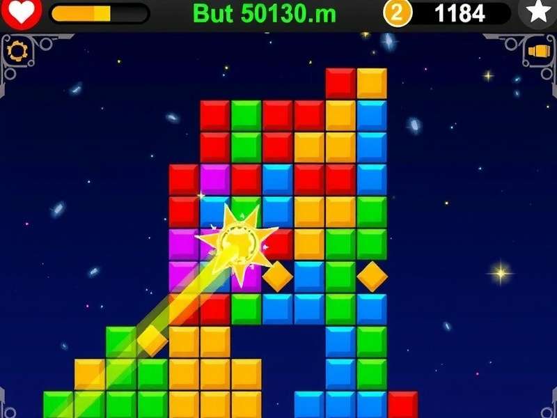Block Blast Free Online gameplay showing block placement on 8x8 grid