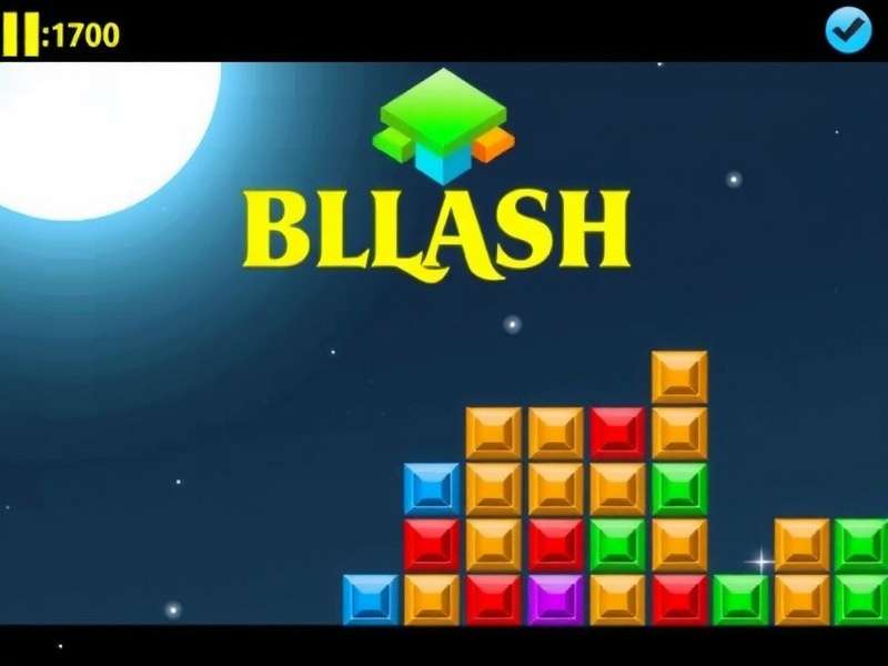 Block Blast Jogar gameplay scene with colorful blocks and strategic layout for Indian players