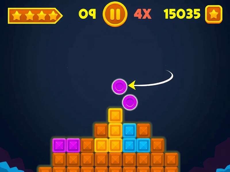 Block Blast Jugar gameplay with vibrant blocks and strategic moves