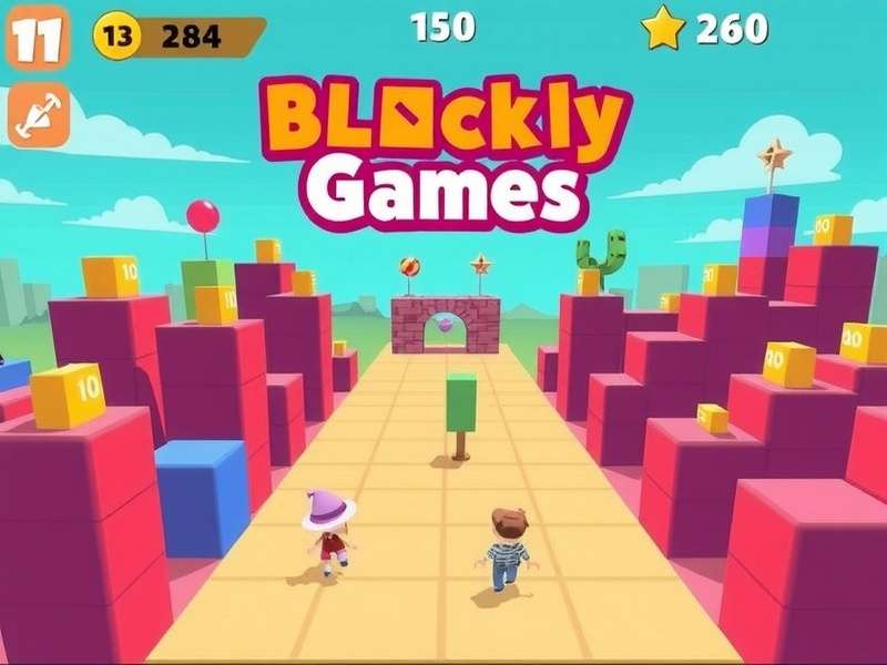 Blockly Games featured image showing Block Blast puzzle gameplay and strategy elements