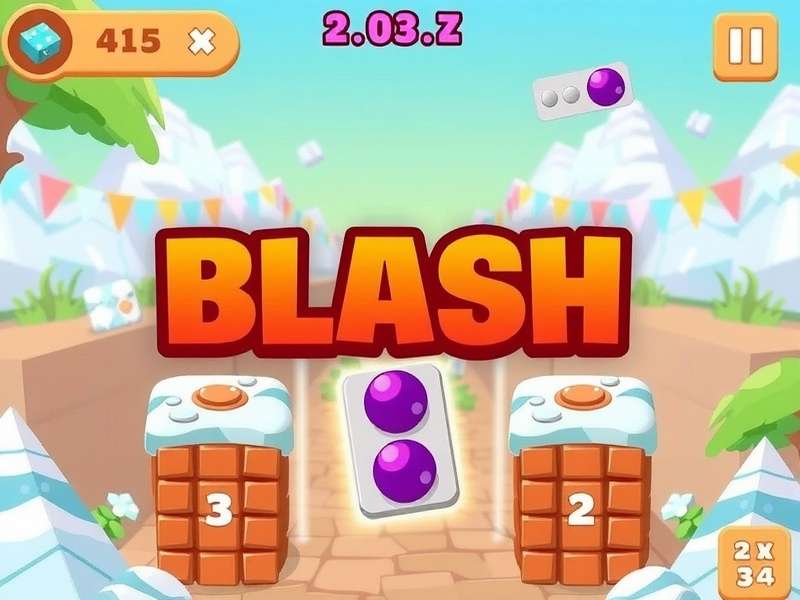 Block Blast gameplay screenshot showing colorful blocks on a grid