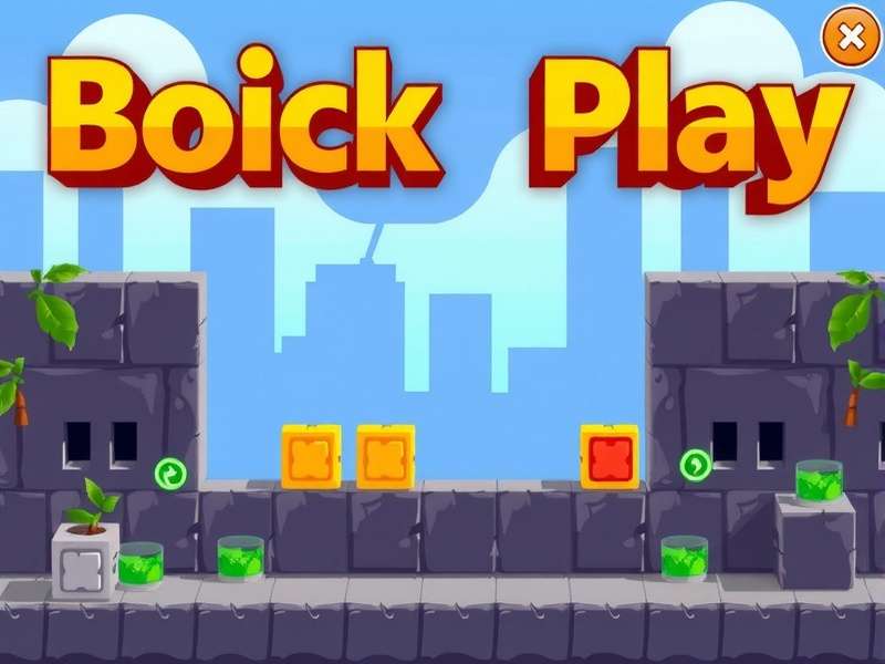 Block Play game board showing strategic block placement for Block Blast