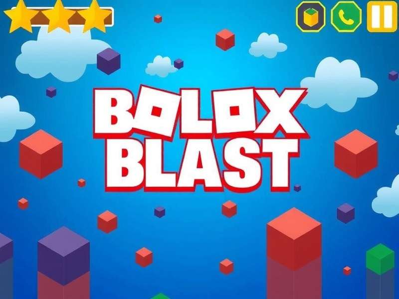 Blox Blast Game grid with colorful blocks and score display, featuring Indian community gameplay