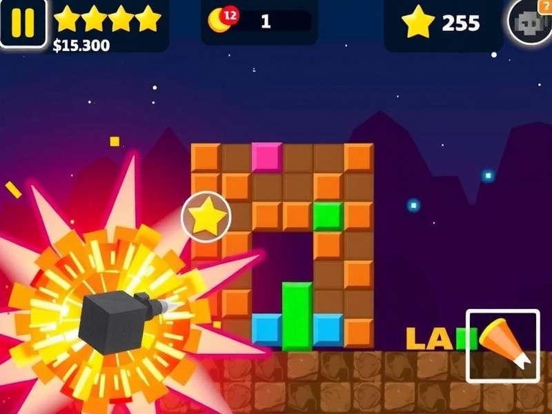 Block Blast Offline gameplay screenshot showing colorful blocks and puzzle board